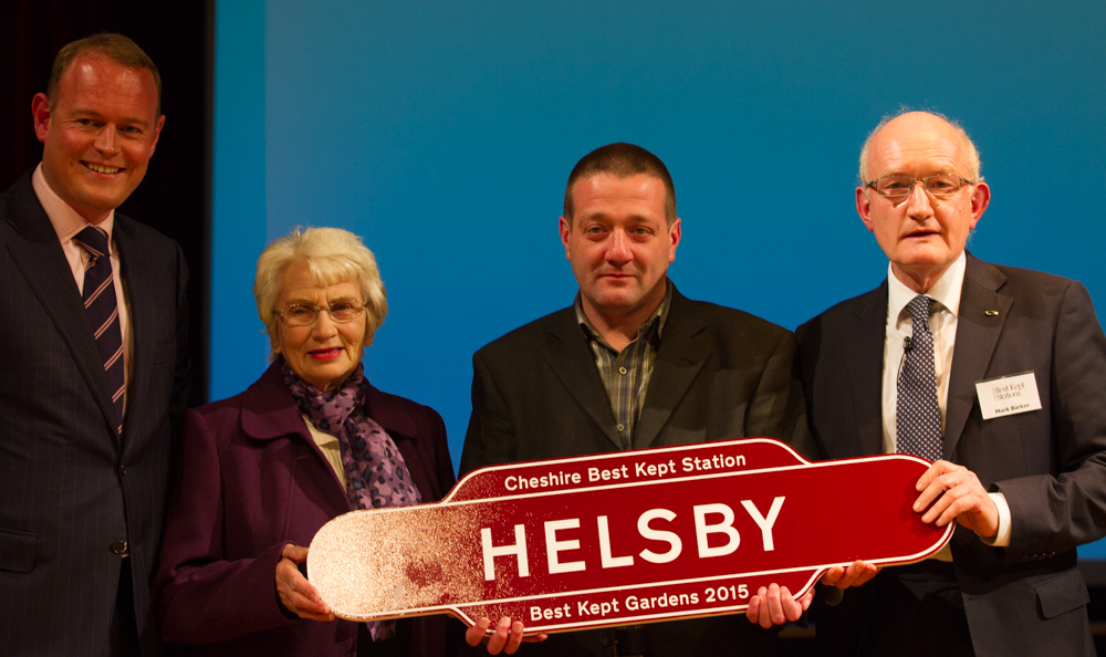 Helsby win the Best Kept Gardens Awards 2015